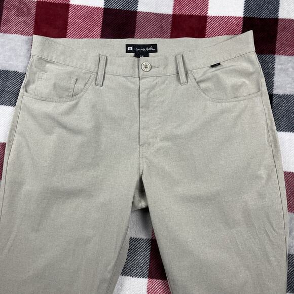 Travis Mathew Open To Close Close Pants Mens 36 Green Chino Straight Leg 36x32" - Picture 2 of 10